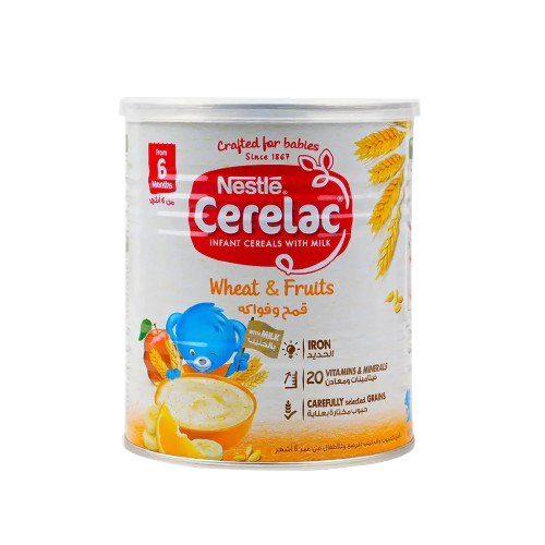 نستلة سيريلاك قمح و فواكه 400 كرام